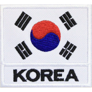 Bandeira Bordada KOREA 
