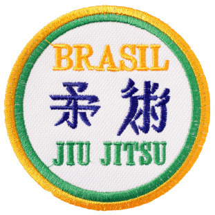 Bordado Brasil Jiu Jitsu 
