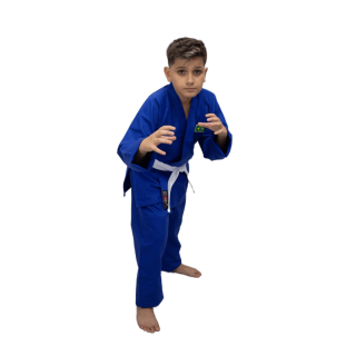 JIU JITSU REFORÇADO AZUL INFANTIL 