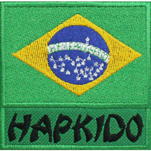 Bandeira Bordada Brasil Hapkido