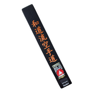 FAIXA STANDARD WADO RYU KARATE-DO (Kanji)