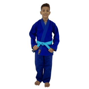 JIU JITSU TRANÇADO AZUL INFANTIL