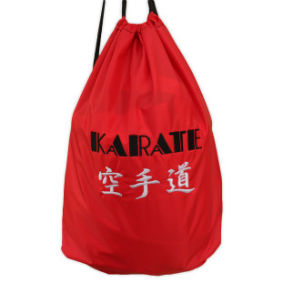 MOCHILA SACO NYLON BORDADO KARATE-DO