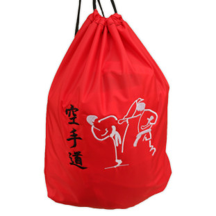 MOCHILA SACO NYLON BORDADO KARATE-DO (ktd2)