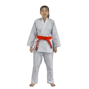KIMONO DE AIKIDO TRANÇADO LEVE BRANCO ADULTO