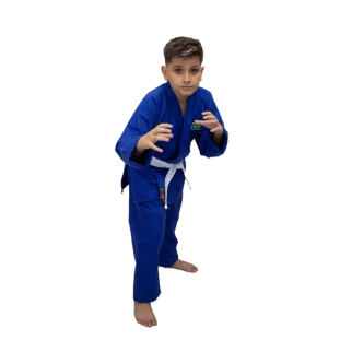 JIU JITSU REFORÇADO AZUL INFANTIL 