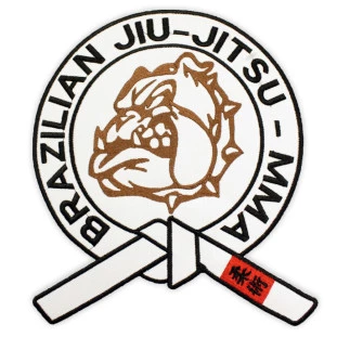 Bordado Bulldog Brazilian JiuJitsu MMA 