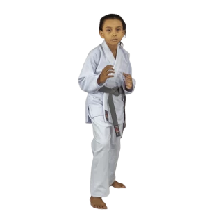 JIU JITSU TRANÇADO BRANCO INFANTIL