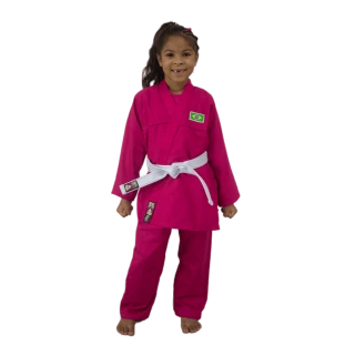 JUDO REFORÇADO ROSA INFANTIL