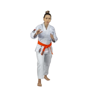 JUDO TRANÇADO OLÍMPICO BRANCO ADULTO
