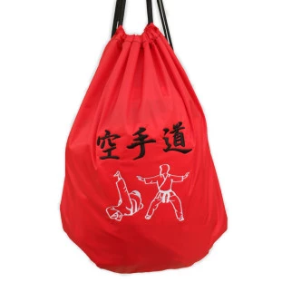 MOCHILA SACO NYLON BORDADO KARATE-DO (ktd3)